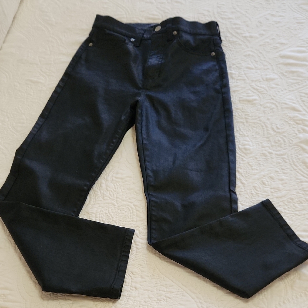 Banana Republic Petite Ultra High-Rise Slim Jeans - Dark Gray